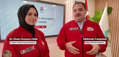 Haliliye Belediyesi Keşif Kamp&uuml;s&uuml; i&ccedil;in T3 Vakfı ile ortak hizmet protokol&uuml; imzaladı