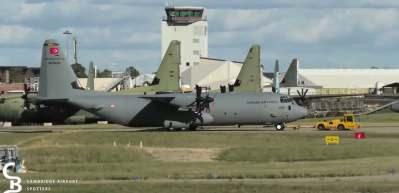 TSK'nın hava filosu katlanıyor: İngiltere'den alınan C-130J g&ouml;r&uuml;nt&uuml;lendi!