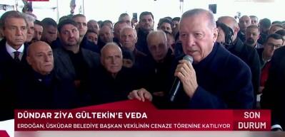 &Uuml;sk&uuml;dar Başkan Vekili D&uuml;ndar Ziya G&uuml;ltekin son yolculuğuna uğurlandı