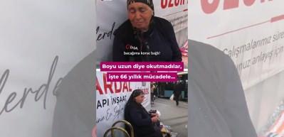 Boyu uzun diye eğitim hakkı elinden alındı! 75 yaşında ge&ccedil;imini el işiyle sağlıyor