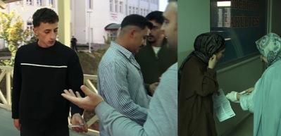 Ehliyetle KPSS sınavına girmeye &ccedil;alışan bir adayın tepkisi g&uuml;ndem oldu