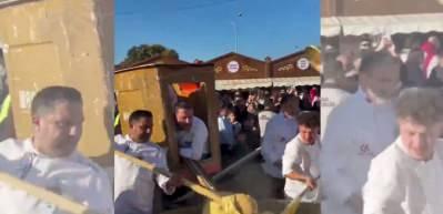 Trabzon'da renkli festival! 1 ton 680 kiloluk kuymakla uzatma rekoru denemesi
