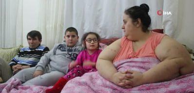 220 kiloluk kadının 'beni kurtarın' feryadı
