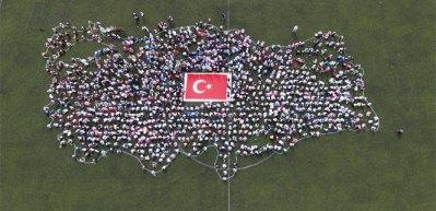 2 bin &ccedil;ocukla dev T&uuml;rkiye haritası
