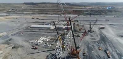 3.havalimanı inşaatında son durum havadan g&ouml;r&uuml;nt&uuml;lendi