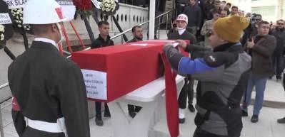 İdlib şehidi Uzman Onbaşı Ragıp Soylu Coşkun i&ccedil;in memleketinde t&ouml;ren