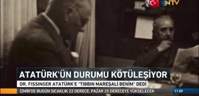 45 g&uuml;n yatan Atat&uuml;rk ertesi g&uuml;n&uuml; bakın ne yaptı!