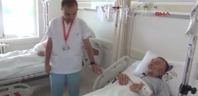  50 yıllık eşine b&ouml;breğiyle hayat verdi
