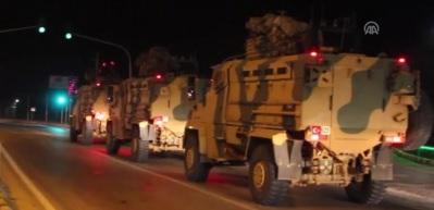60 askeri zırhlı ara&ccedil; Afrin i&ccedil;in Hatay'da 
