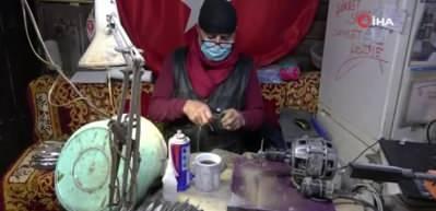 73 yaşında, sokağa &ccedil;ıkma yasağından etkilenmedi