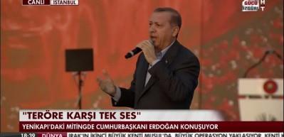 Erdoğan okudu, milyonlar 'Amin' dedi