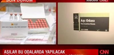 81 ilde kurulan 'aşı odaları' ilk kez g&ouml;r&uuml;nt&uuml;lendi! İşte detaylar...