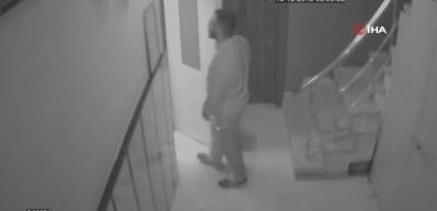 Ayakkabı hırsızının pes dedirten rahatlığı kamerada