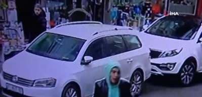 Pendik&rsquo;te şahsın kaşla g&ouml;z arasında &uuml;t&uuml; &ccedil;aldığı anlar kamerada