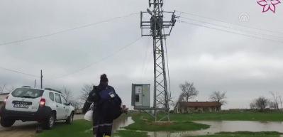 Refiye Hanım'ın y&uuml;ksek gerilim hattındaki mesaisi 