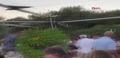Bodrum'da &uuml;nl&uuml; mekandaki maske ve sosyal mesafe kavgası kamerada