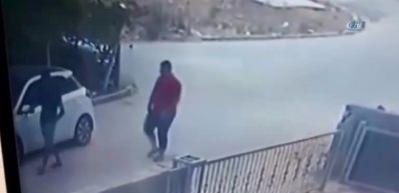 Hırsızlık anı kamerada!