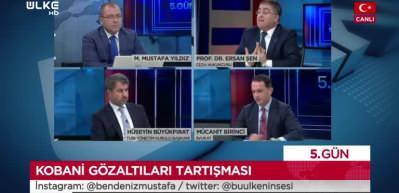 Kobani tartışması st&uuml;dyoda tansiyonu y&uuml;kseltti