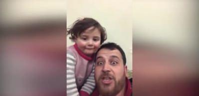 En acı oyun! Suriyeli baba kızı i&ccedil;in...