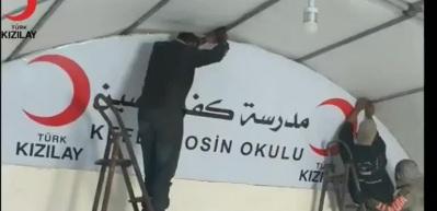 Kızılay, İdlib'i okulla buluşturdu