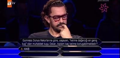 Aamir Khan, 'Kim Milyoner Olmak İster'e katıldı