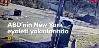 ABD’de eğitim uçağı düştü! Feci kaza kamerada