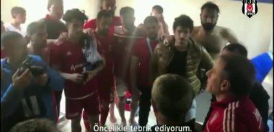 Abdullah Avcı rakip soyunma odasına gitti