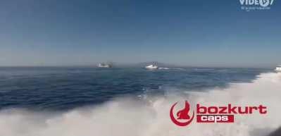 4 Yunan gemisine tek başına dalan T&uuml;rk sahil g&uuml;venlik botu gururlandırdı!
