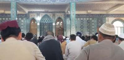 Afganistan'da Ayasofya-i Kebir Cami-i Şerifi i&ccedil;in ş&uuml;k&uuml;r namazı kılındı 