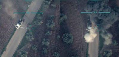 Afrin'de yola bomba d&ouml;şeyen ter&ouml;rist yakalandı!