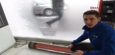 Ağrı -34 dereceyle donuyor