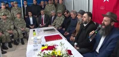 Akar ve komutanlardan şehit ailesine taziye ziyareti 