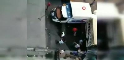 Akılalmaz dehşet! Sadece kavgayı ayırmak istemişti