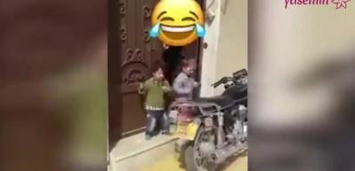 Alarm sesiyle dans eden &ccedil;ocuklar