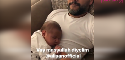 Alişan'dan babalık videosu