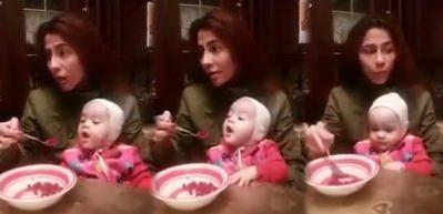 Annesi kendisine yemek yedirecek sandı ama...