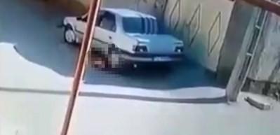 Aracıyla &ccedil;ocuğunu ezdi!