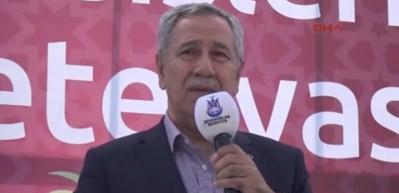   Arın&ccedil;: Millet bize şefkat tokadı vurduysa kızmayız