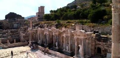 Aşkların ve imparatorların şehri" Sagalassos 5 ayda 30 bin ziyaretçi ağırladı