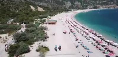 Atlı jandarmalar sahillerde g&ouml;reve başladı