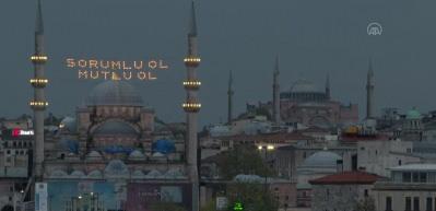 Ayasofya Camii'nde tarihi anlar!
