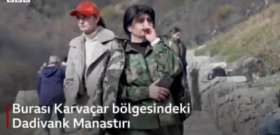 Azerbaycan'a silah g&ouml;steren Ermeni papaz geri adım attı