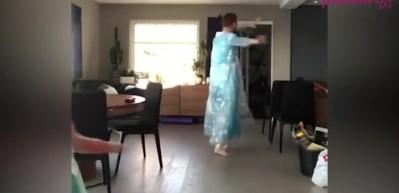 Baba ve oğlundan muhteşem performans!