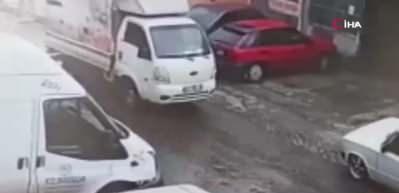 Bacanağını ve kayınpederini öldüren zanlının cinayet anı kamerada