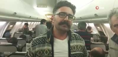 Bağdat&rsquo;tan Ankara Esenboğa Havalimanı&rsquo;na gelen u&ccedil;aktaki 57 kişi karantinaya alındı