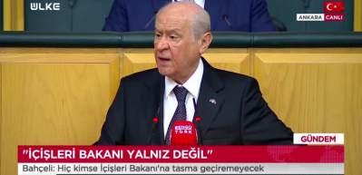 Bah&ccedil;eli: Biz her şeyin farkındayız