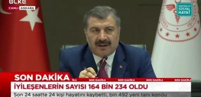 Bakan Fahrettin Koca: Koronavir&uuml;s aşı &ccedil;alışmasında Rusya ile daha ileride olduğumuzu s&ouml;yleyebilirim