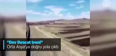 Bakan Karaismailoğlu a&ccedil;ıkladı! 940 metrelik tren yola &ccedil;ıktı