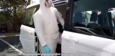 Bakan Koca, CNN&rsquo;in filyasyon s&uuml;recini g&ouml;r&uuml;nt&uuml;lediği anları paylaştı