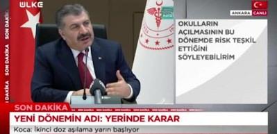Bakan Koca m&uuml;jdeyi verdi: Bunu hi&ccedil; s&ouml;ylemedik, şimdi benden duyuyorsunuz